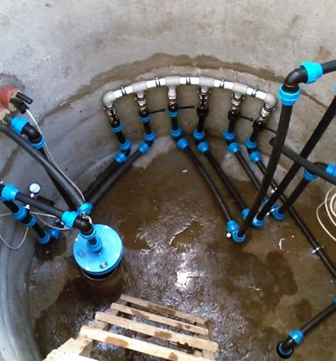 обустройство скважины-колодец-1