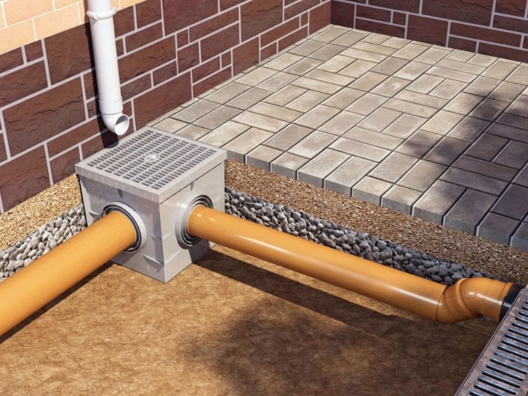 Монтаж ливневой трубы