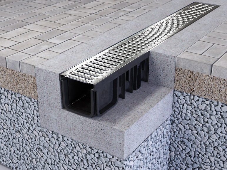 Монтаж дождеприемника